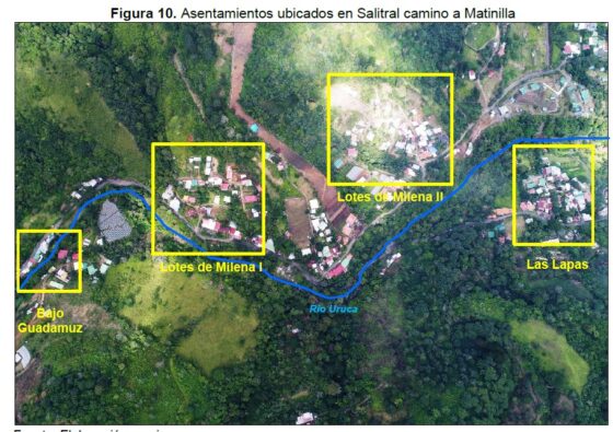 El Gobierno Local ha identificado al menos 17 asentamientos informarles en el cantón